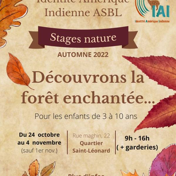 Stages nature - Automne 2022